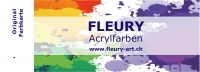 FLEURY Acrylfarben - Farbkarte